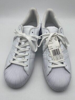 ADIDAS SUPER STAR TRIPLE WHITE #EG4960 US MEN' VARIOUS SIZE